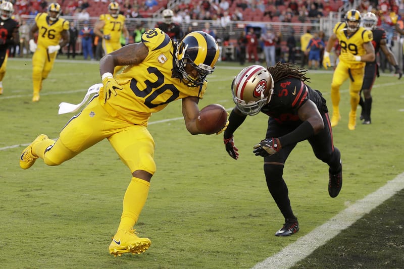 Jared Goff Rams Outlast 49ers In 41 39 Shootout Todd Gurley Scores 3 Tds Bleacher Report Latest News Videos And Highlights