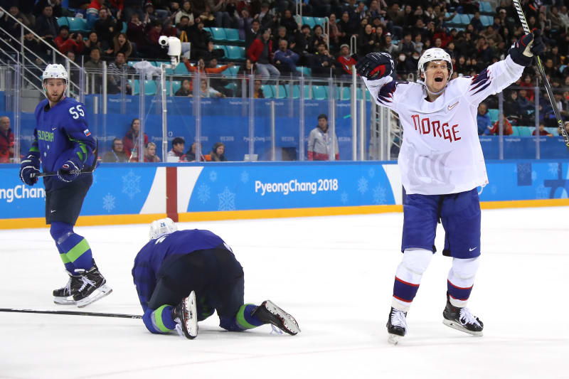 Olympics Hockey 2018 Norway Beat Slovenia 2 1 In Overtime Comeback Win Bleacher Report Latest News Videos And Highlights