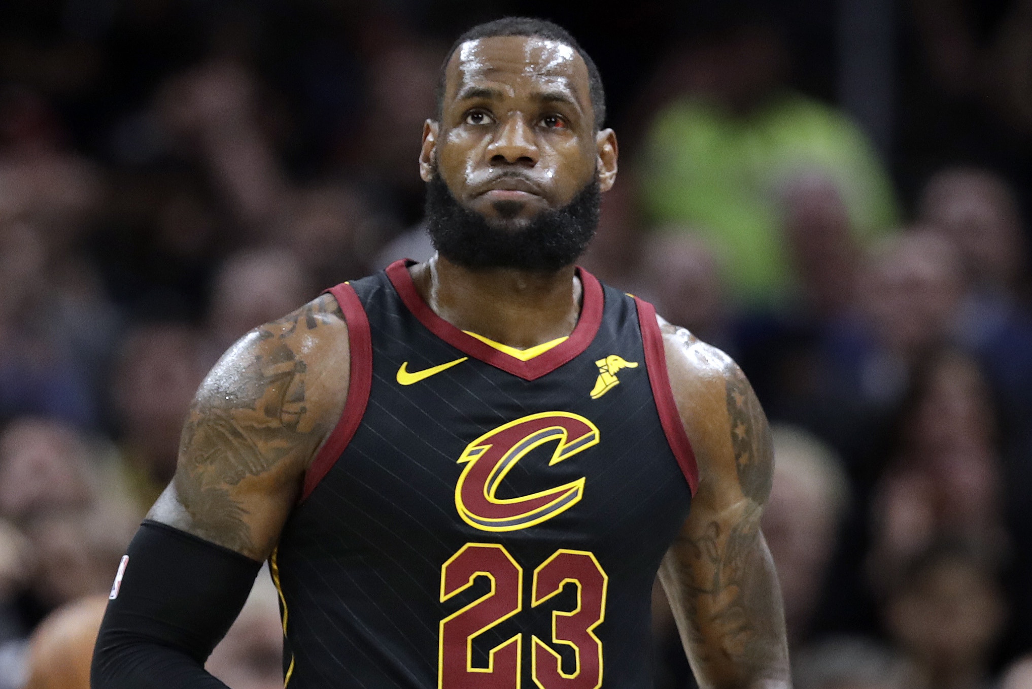 half cavs half lakers jersey