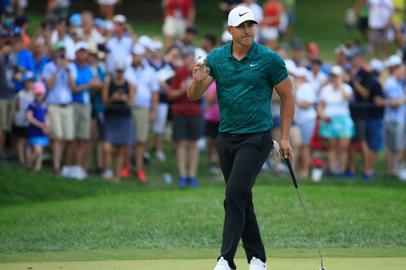 Brooks Koepka Holds Off Tiger Woods Sets Record In Pga Championship 2018 Win Bleacher Report Latest News Videos And Highlights
