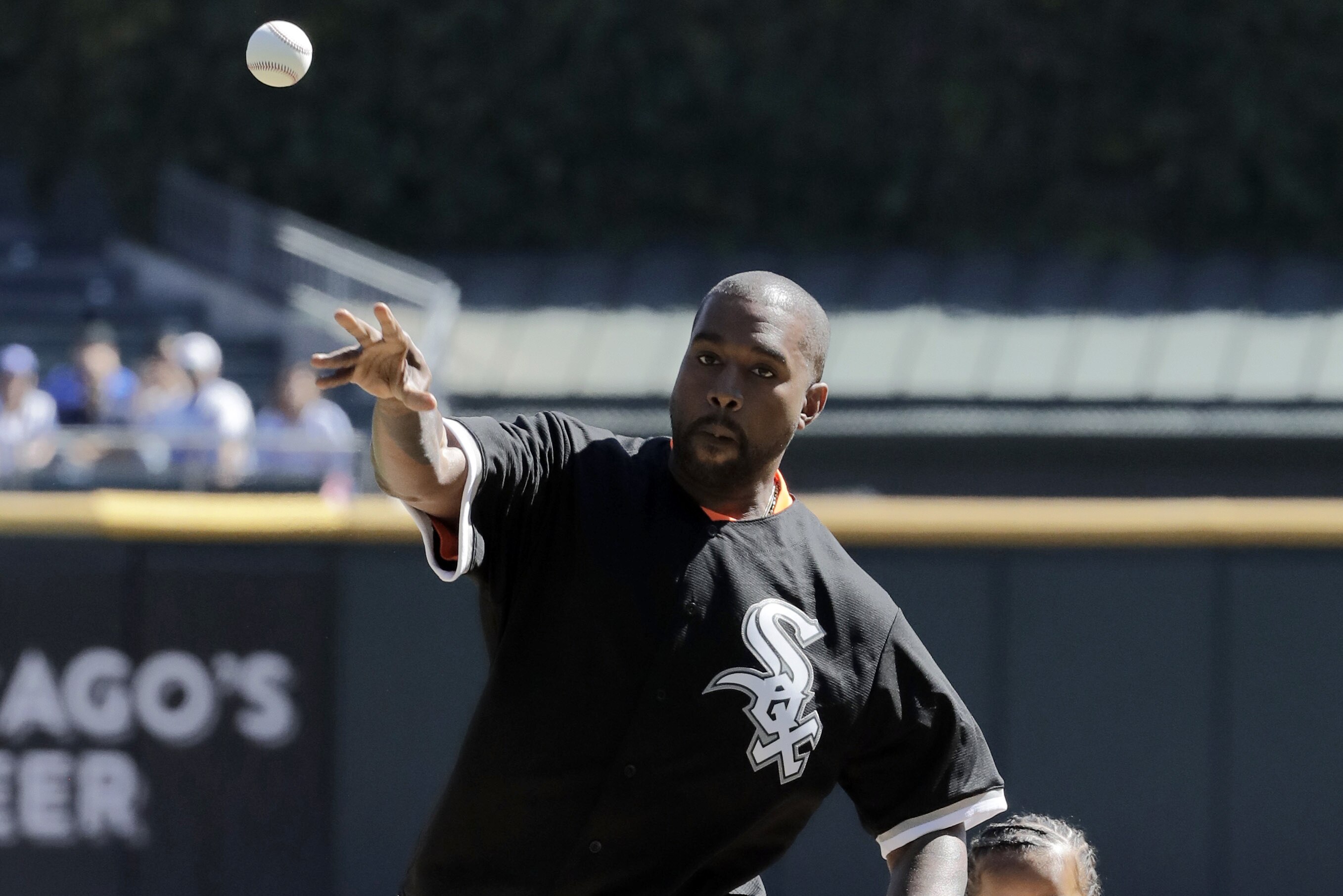 Kanye West Son Saint Throw Out 1st Pitch Before Cubs Vs White Sox Bleacher Report Latest News Videos And Highlights