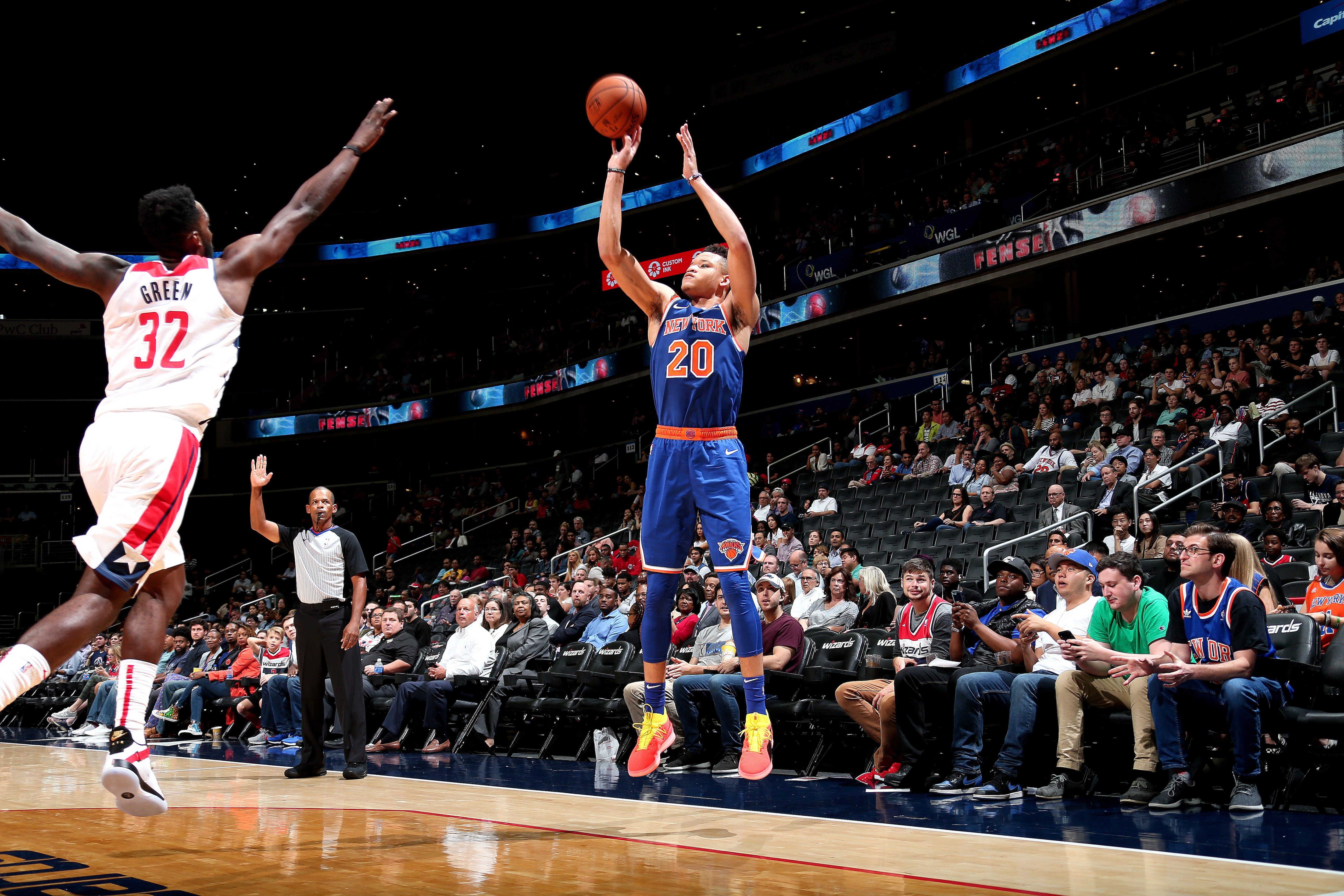 Kevin Knox Records Double Double In Debut As Knicks Beat John Wall Wizards Bleacher Report Latest News Videos And Highlights