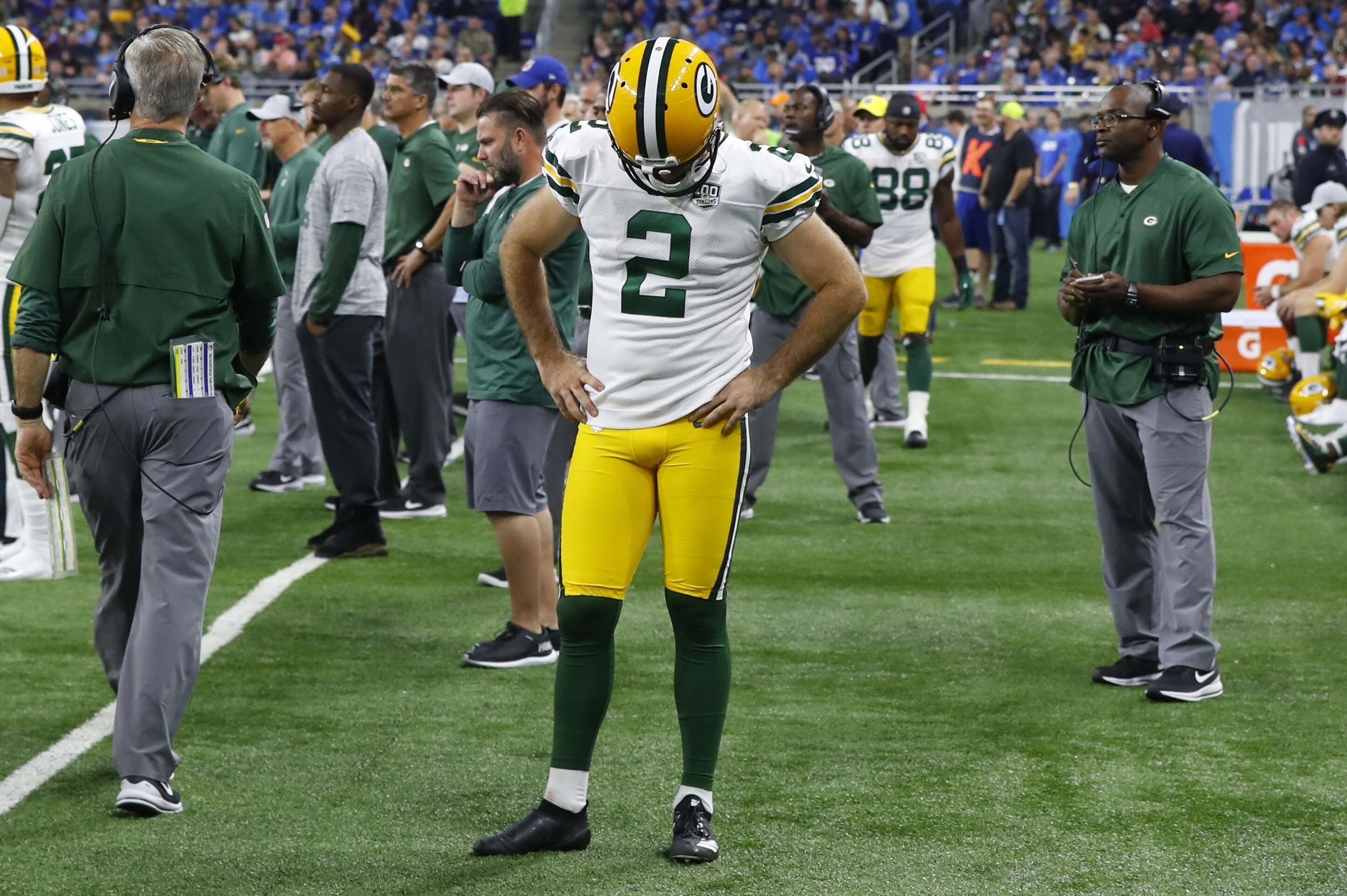 Mike Mccarthy Still Believes In Mason Crosby After 5 Missed Kicks Vs Lions Bleacher Report Latest News Videos And Highlights
