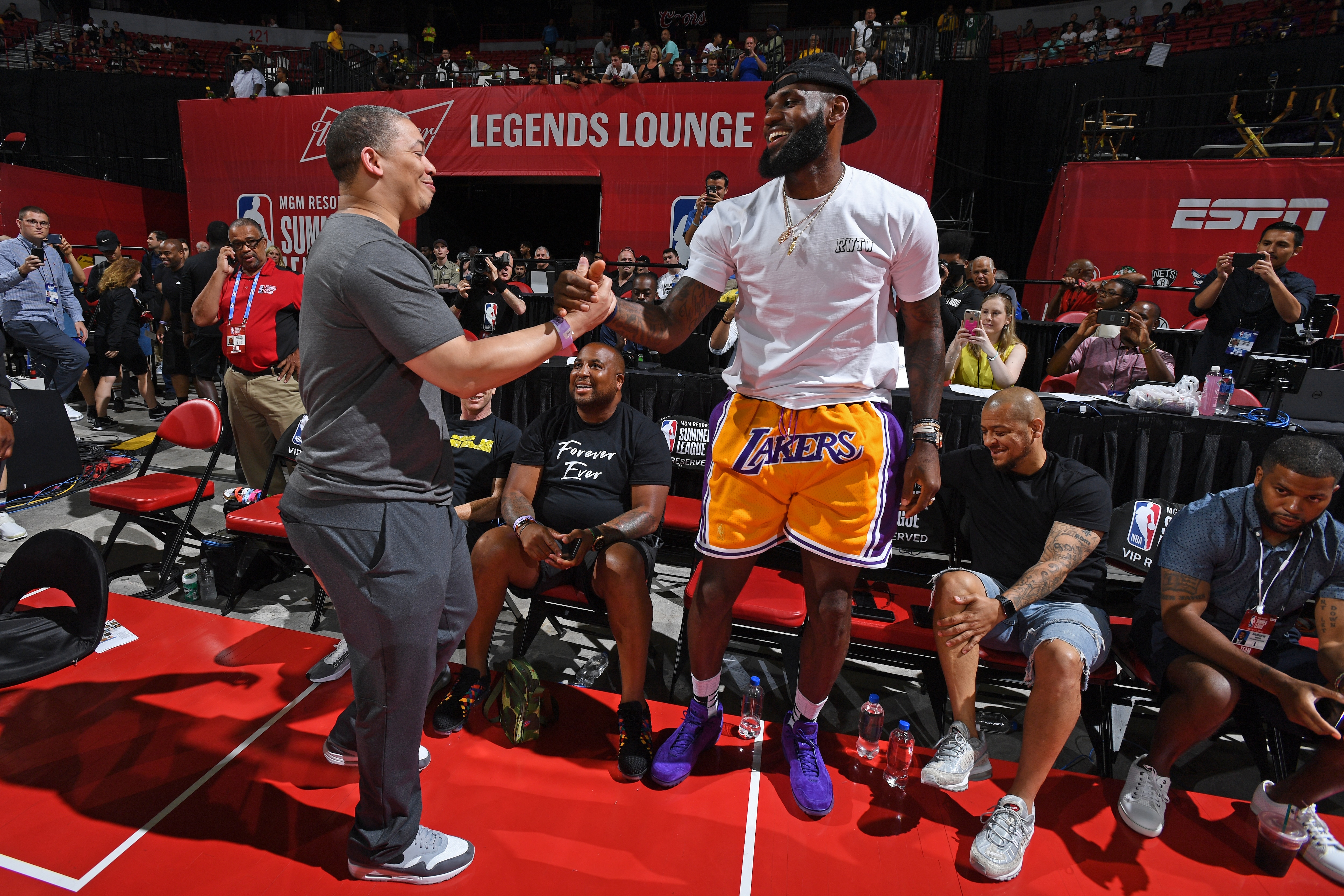 Ty Lue Jokes Seeing Lebron James In A Lakers Jersey Was Like He Lost His Powers Bleacher Report Latest News Videos And Highlights
