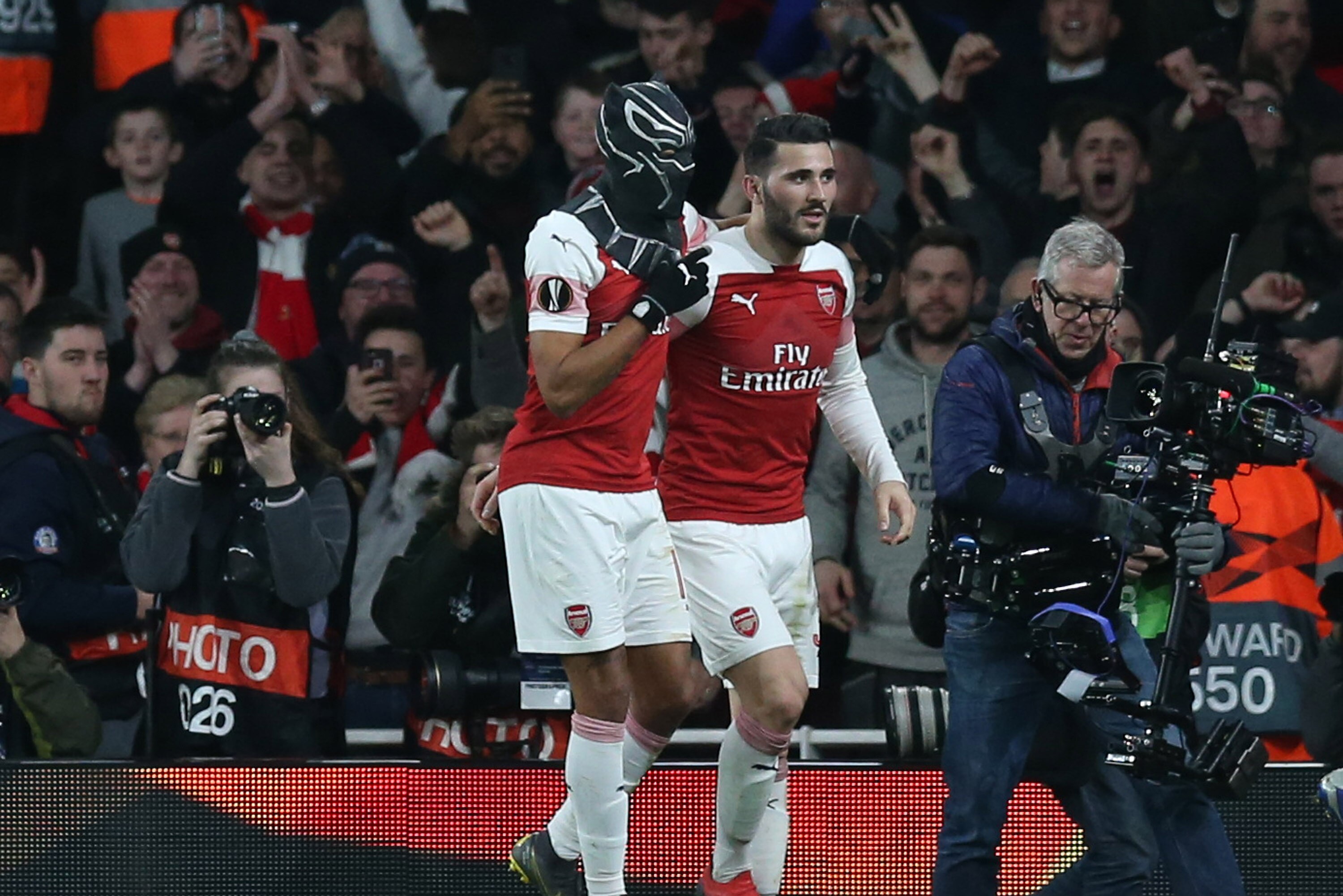 Arsenal S Pierre Emerick Aubameyang Black Panther Mask Represents Me Bleacher Report Latest News Videos And Highlights