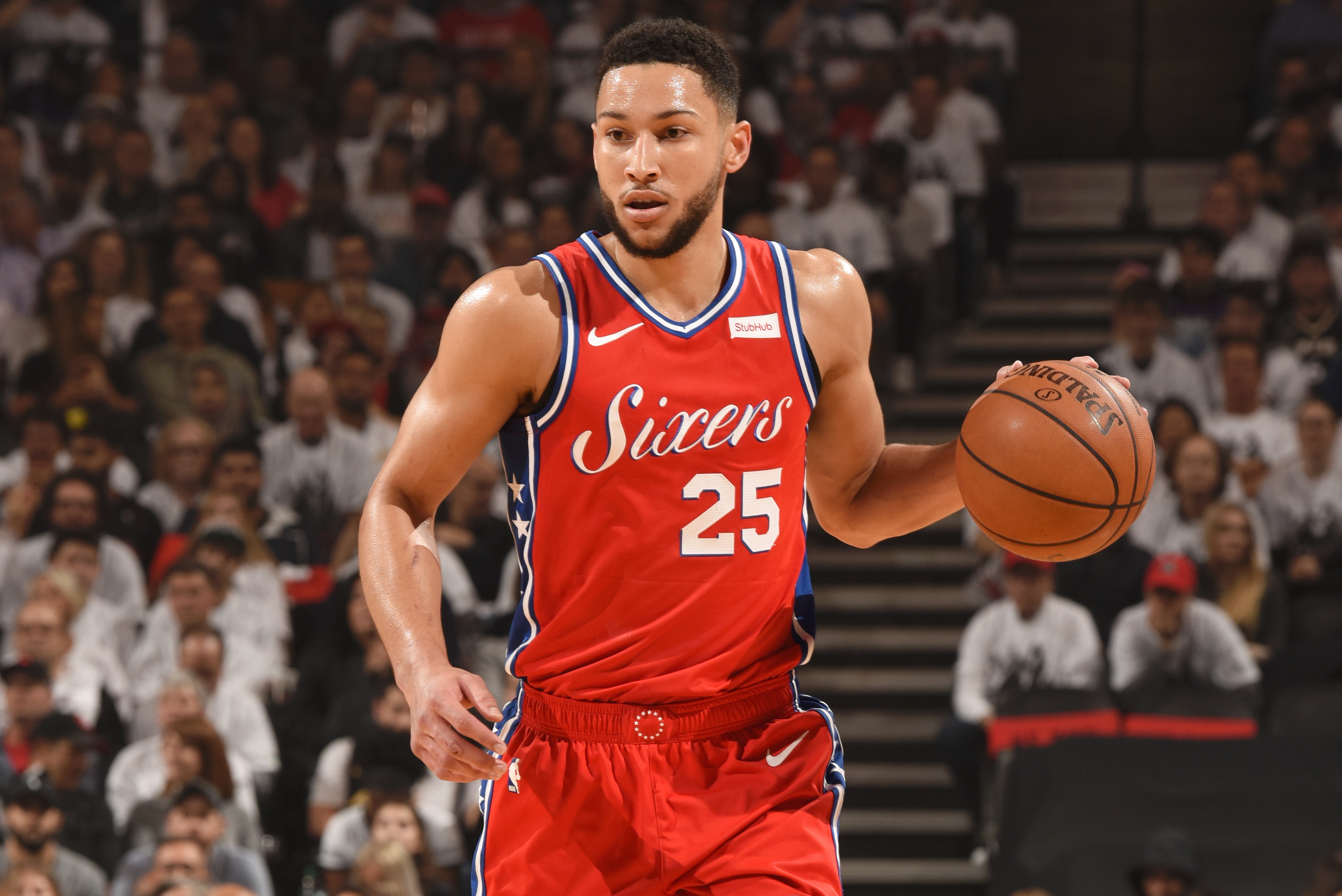 ben simmons red jersey