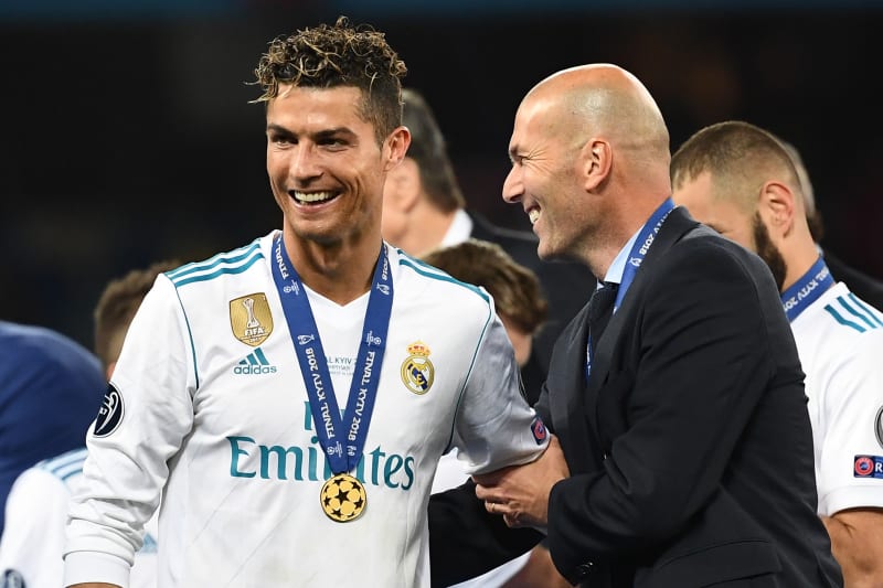 zidane real madrid champions league