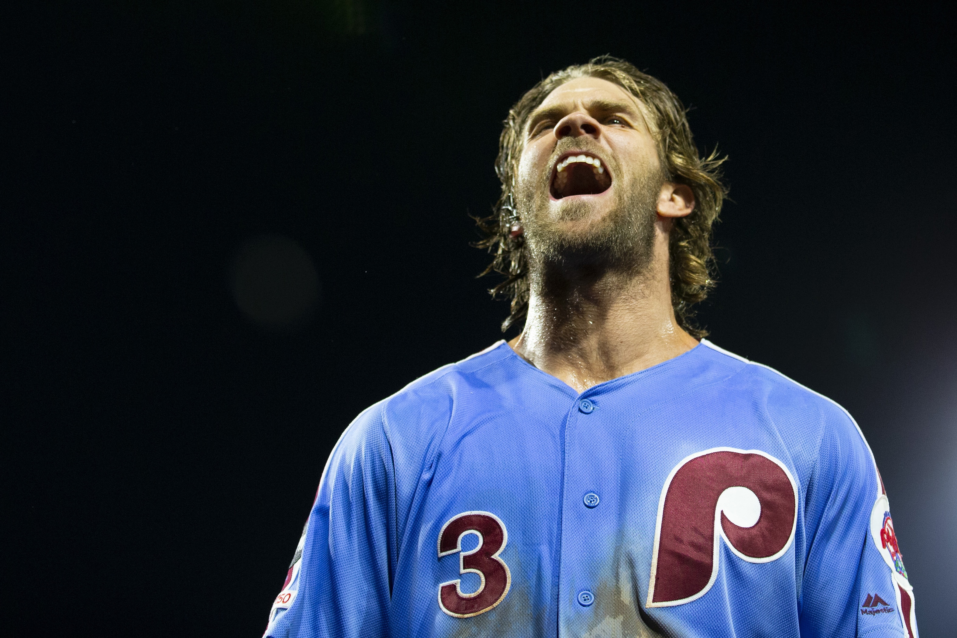 Bryce Harper Told Heckler Shut The F K Up Stupid On Video Before Grand Slam Bleacher Report Latest News Videos And Highlights