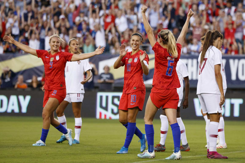 Carli Lloyd Usa Women S National Team Beat Portugal On World Cup Victory Tour Bleacher Report Latest News Videos And Highlights