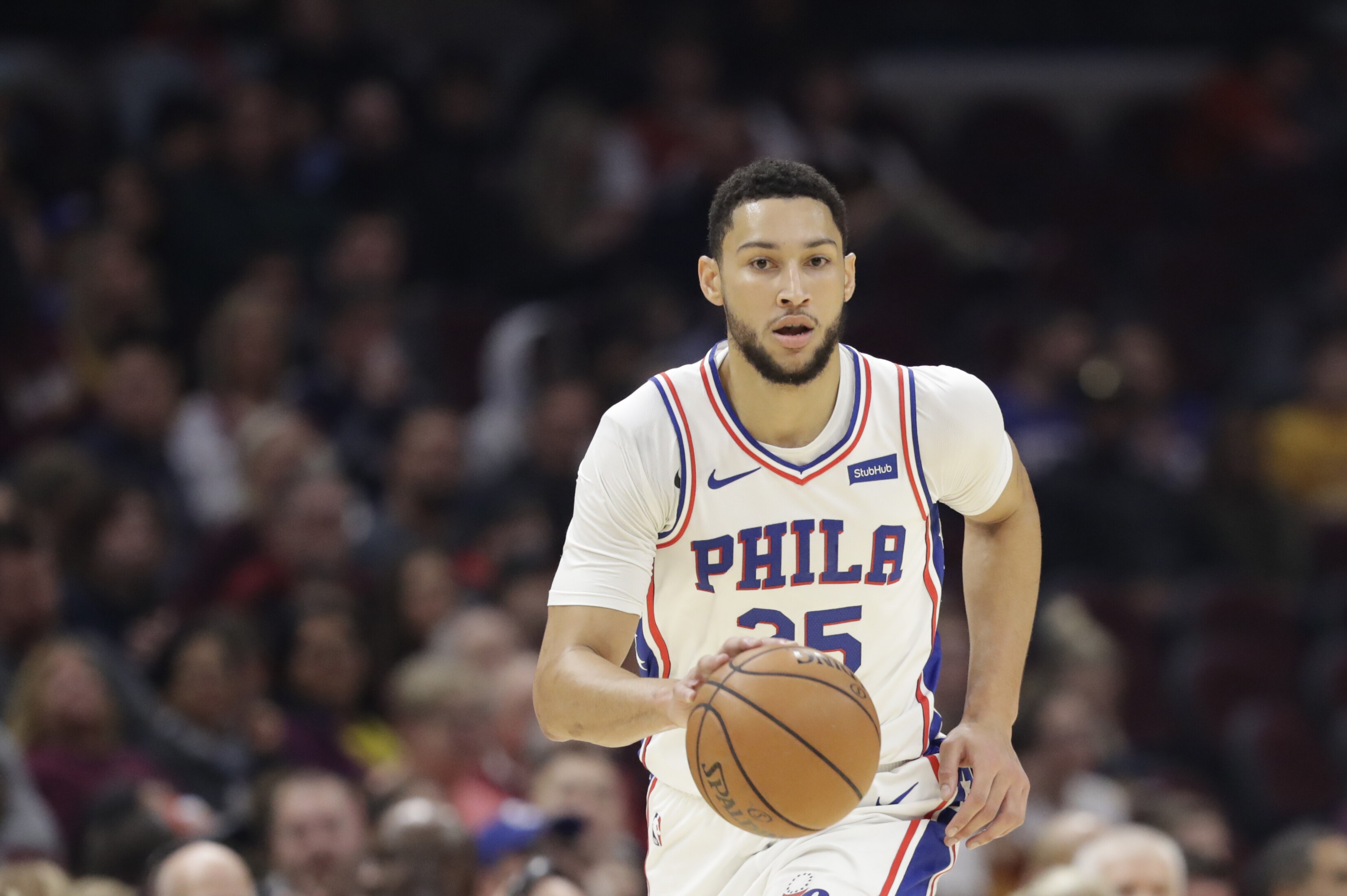 Video 76ers Ben Simmons Knocks Down 1st Career 3 Pointer Vs Knicks Bleacher Report Latest News Videos And Highlights