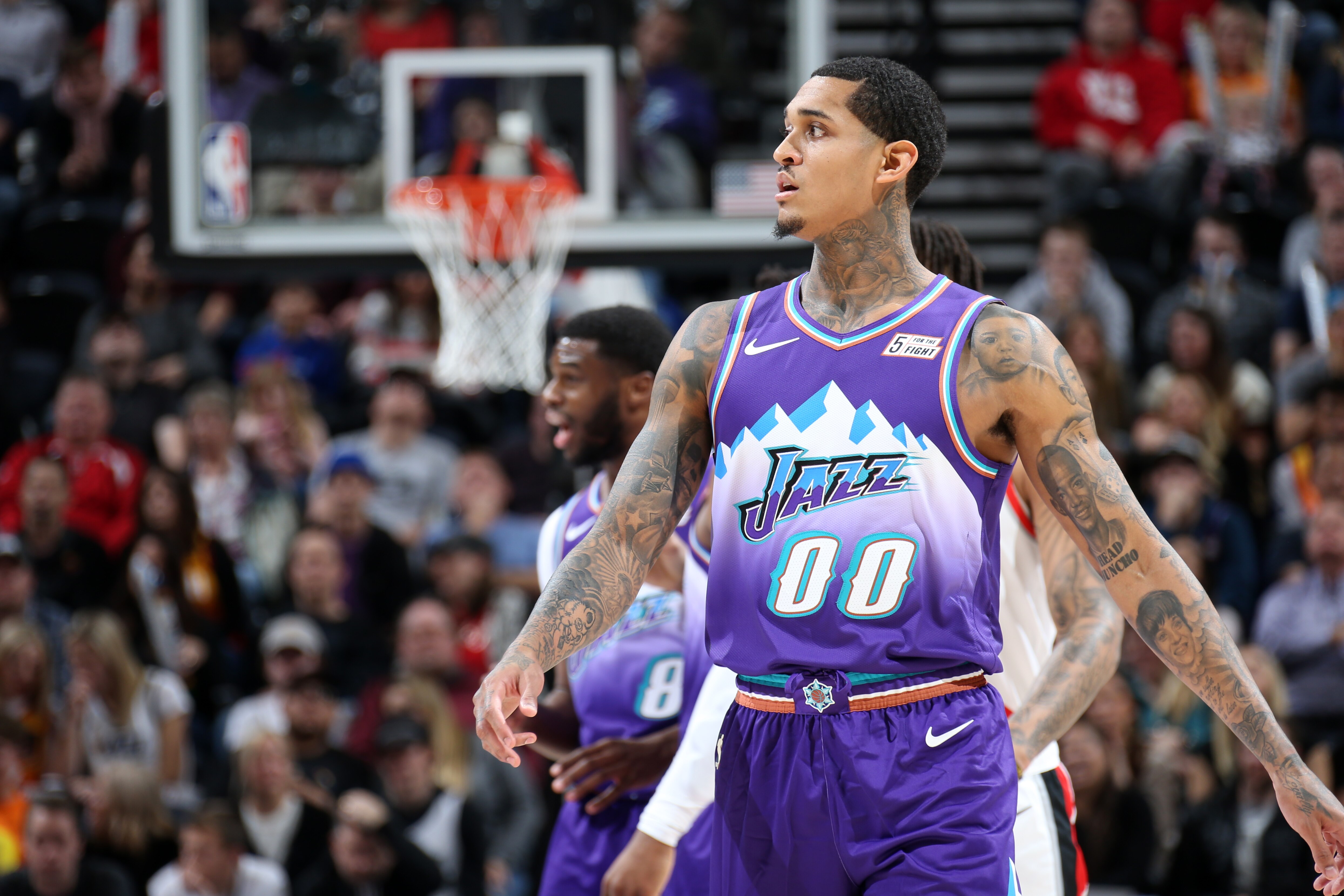 utah jazz jordan clarkson jersey