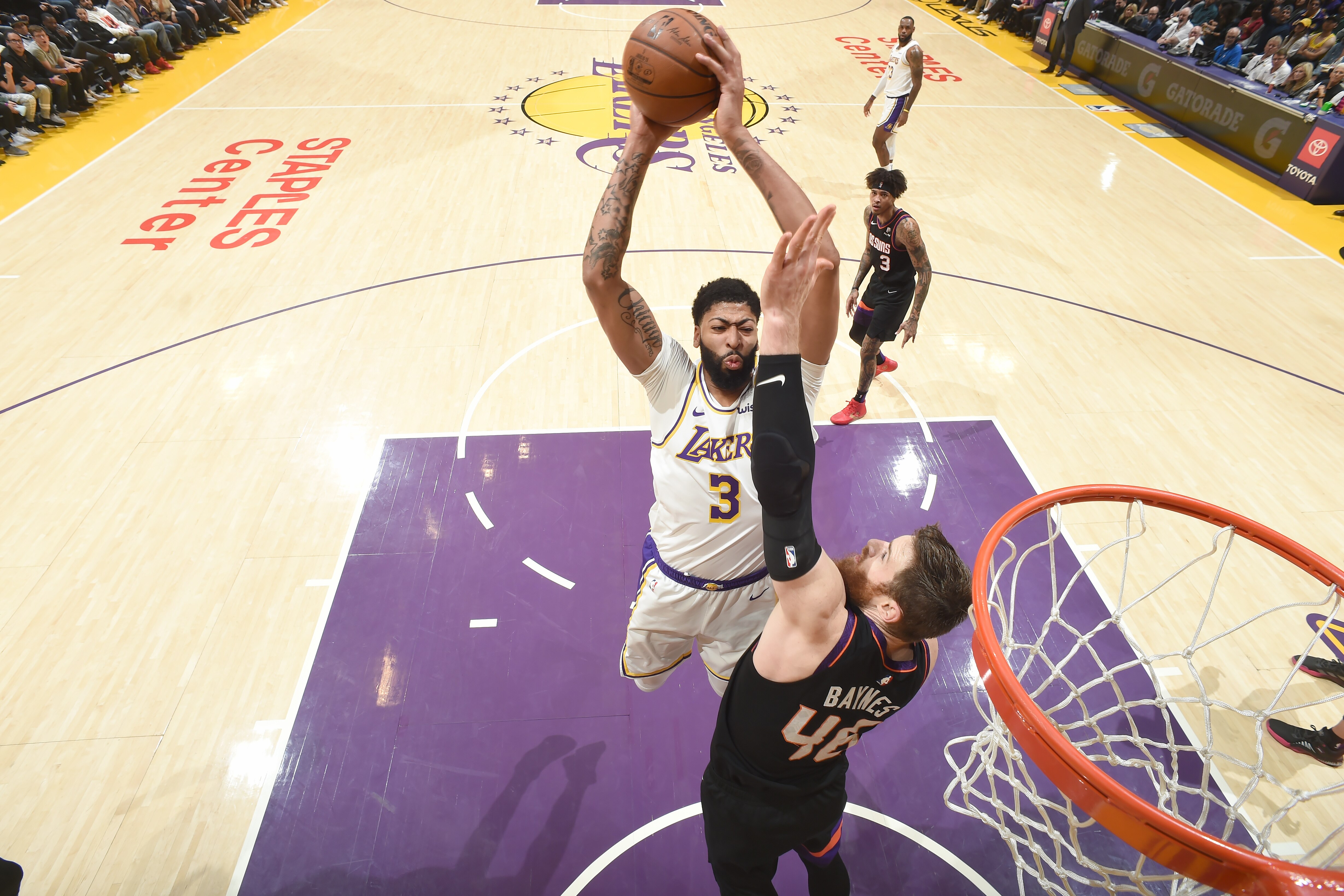 Lebron James Triple Doubles Lakers Hold On To Beat Suns After 4th Quarter Scare Bleacher Report Latest News Videos And Highlights