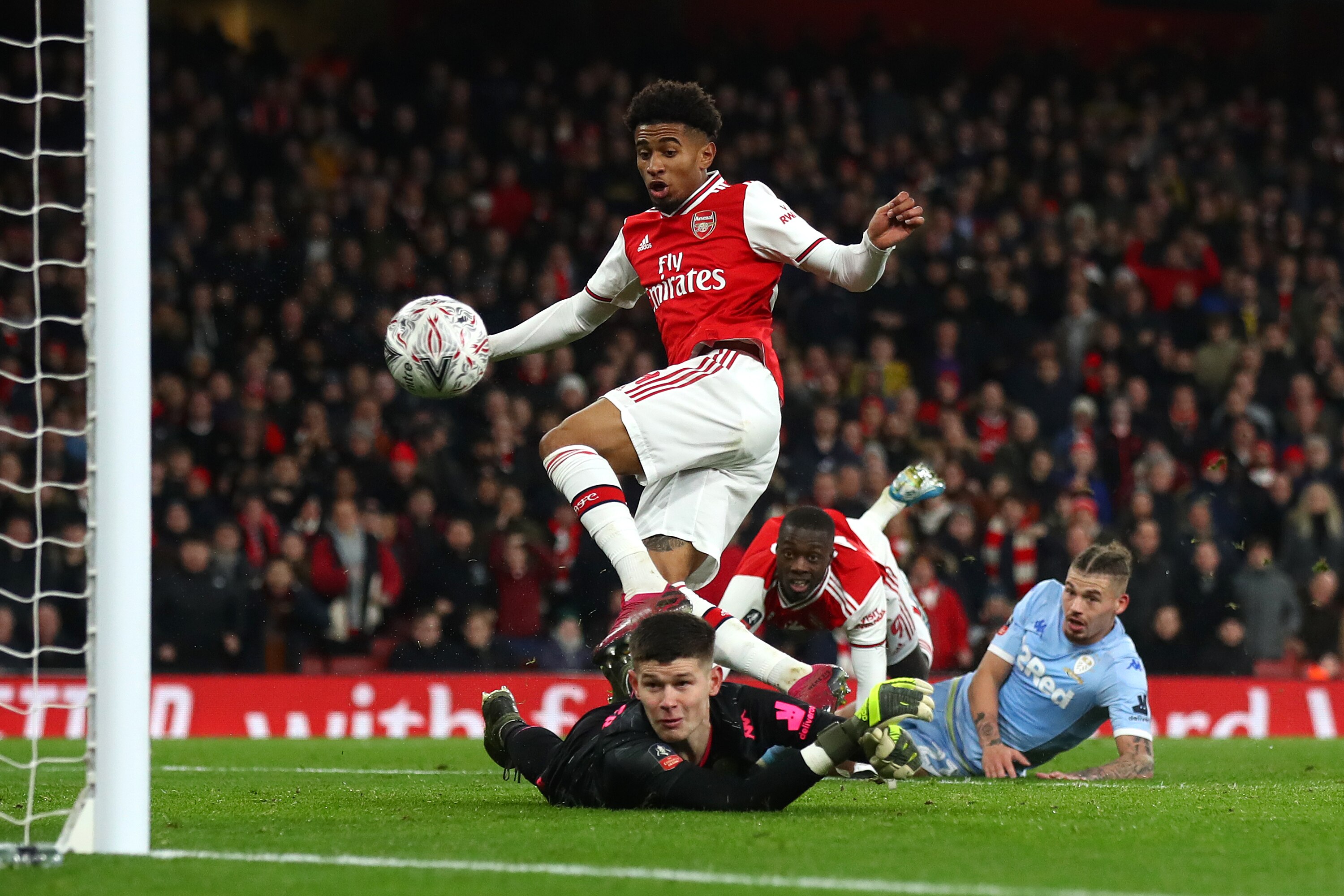 Reiss Nelson S Goal Lifts Arsenal Past Leeds United In 2020 Fa Cup 3rd Round Bleacher Report Latest News Videos And Highlights