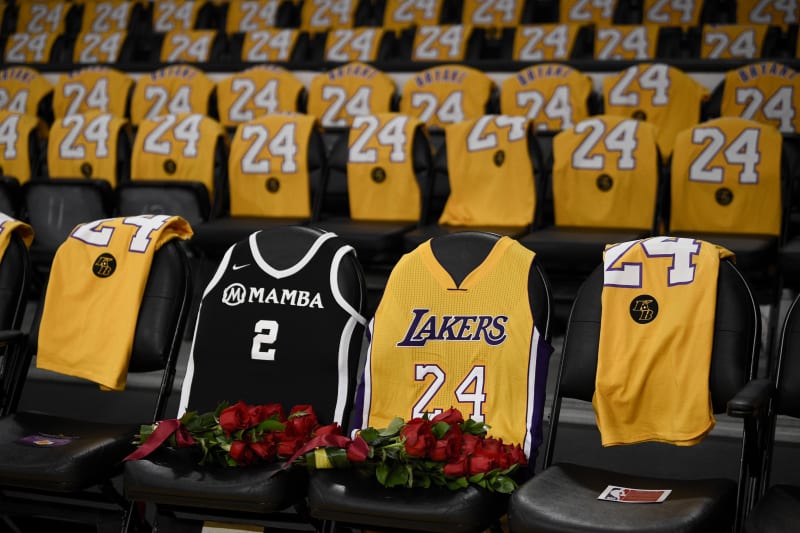 all retired lakers jerseys