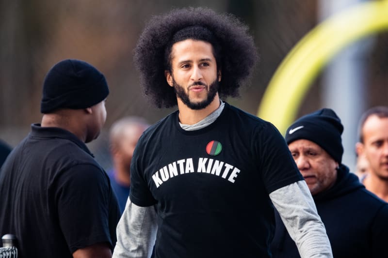 colin kaepernick workout shirt