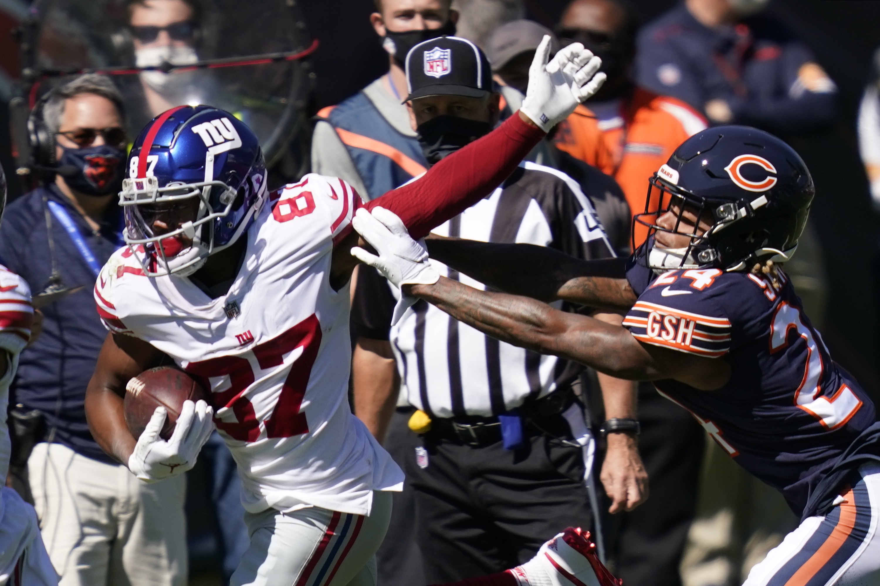 Report Giants Sterling Shepard To Get Mri On Injury Believed To Be Turf Toe Bleacher Report Latest News Videos And Highlights
