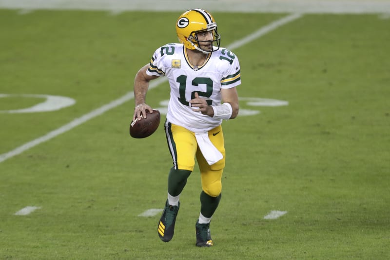 aaron rodgers 100 year jersey