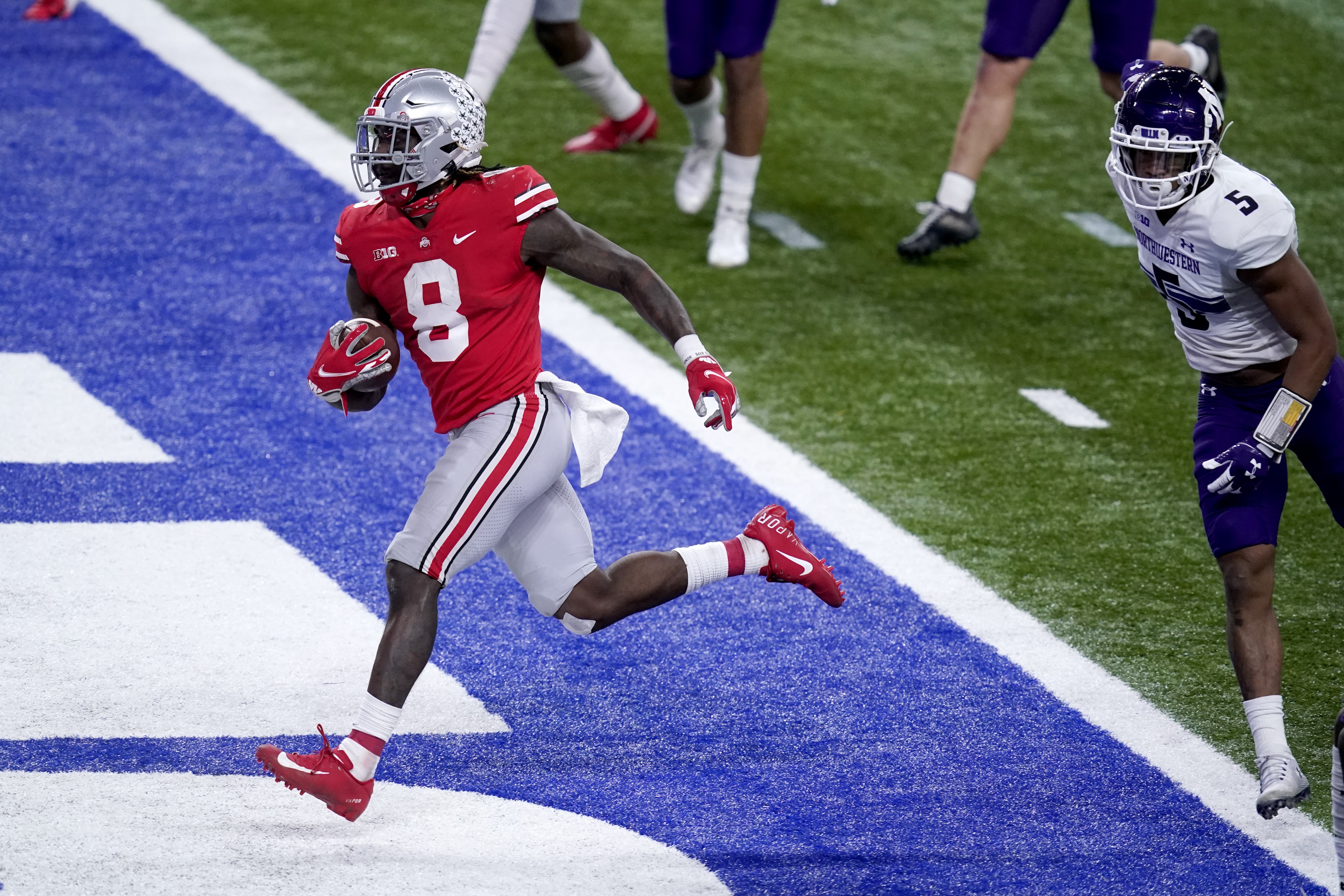 Trey Sermon Makes History As No 4 Osu Beats Northwestern To Win Big Ten Title Bleacher Report Latest News Videos And Highlights