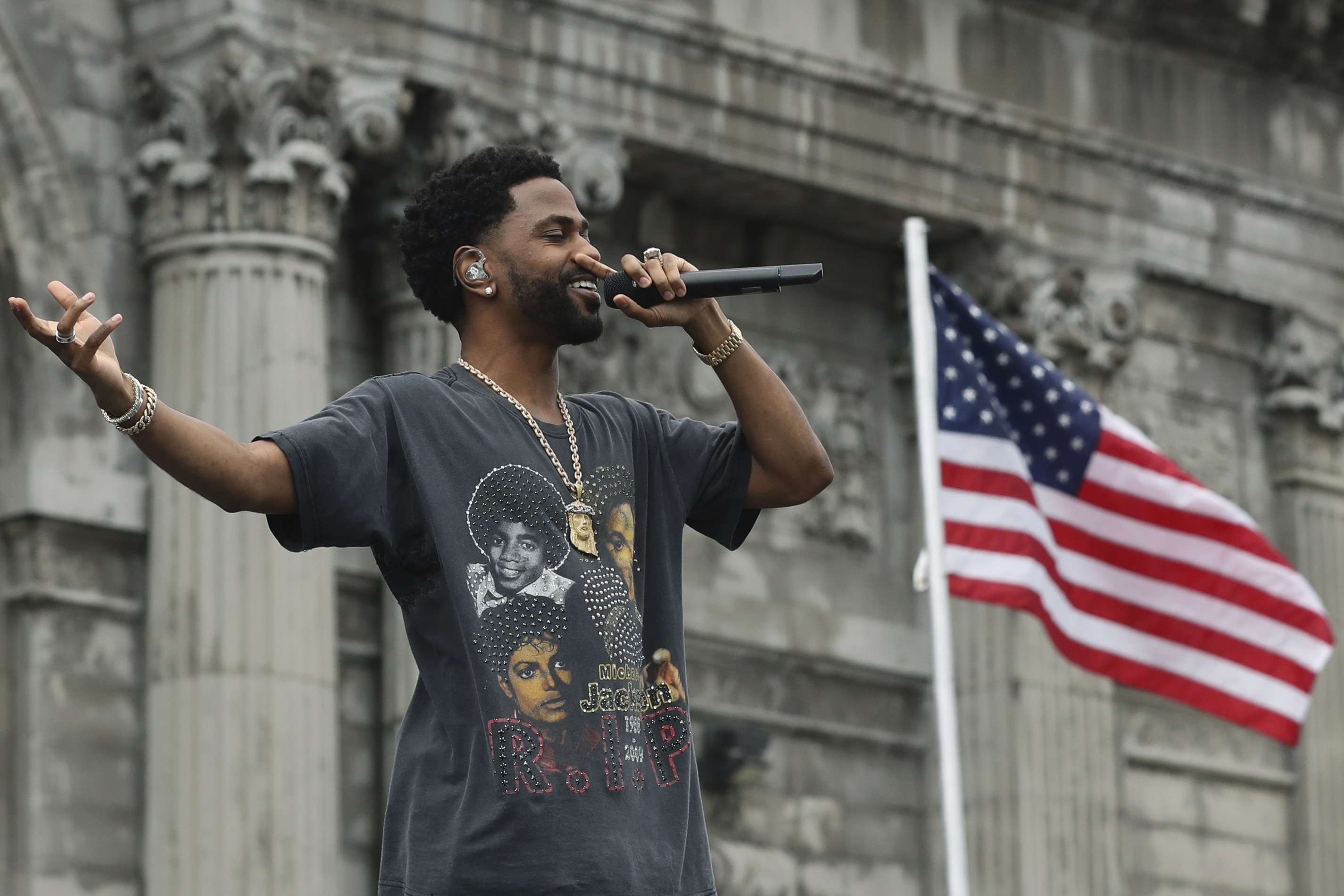 big sean detroit pistons shirt