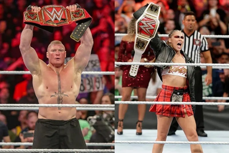 Brock Lesnar Or Ronda Rousey Who Is More Likely To Make Wwe Return In 2021 Bleacher Report Latest News Videos And Highlights Ronda rousey is a very strong professional wrestler of america. brock lesnar or ronda rousey who is