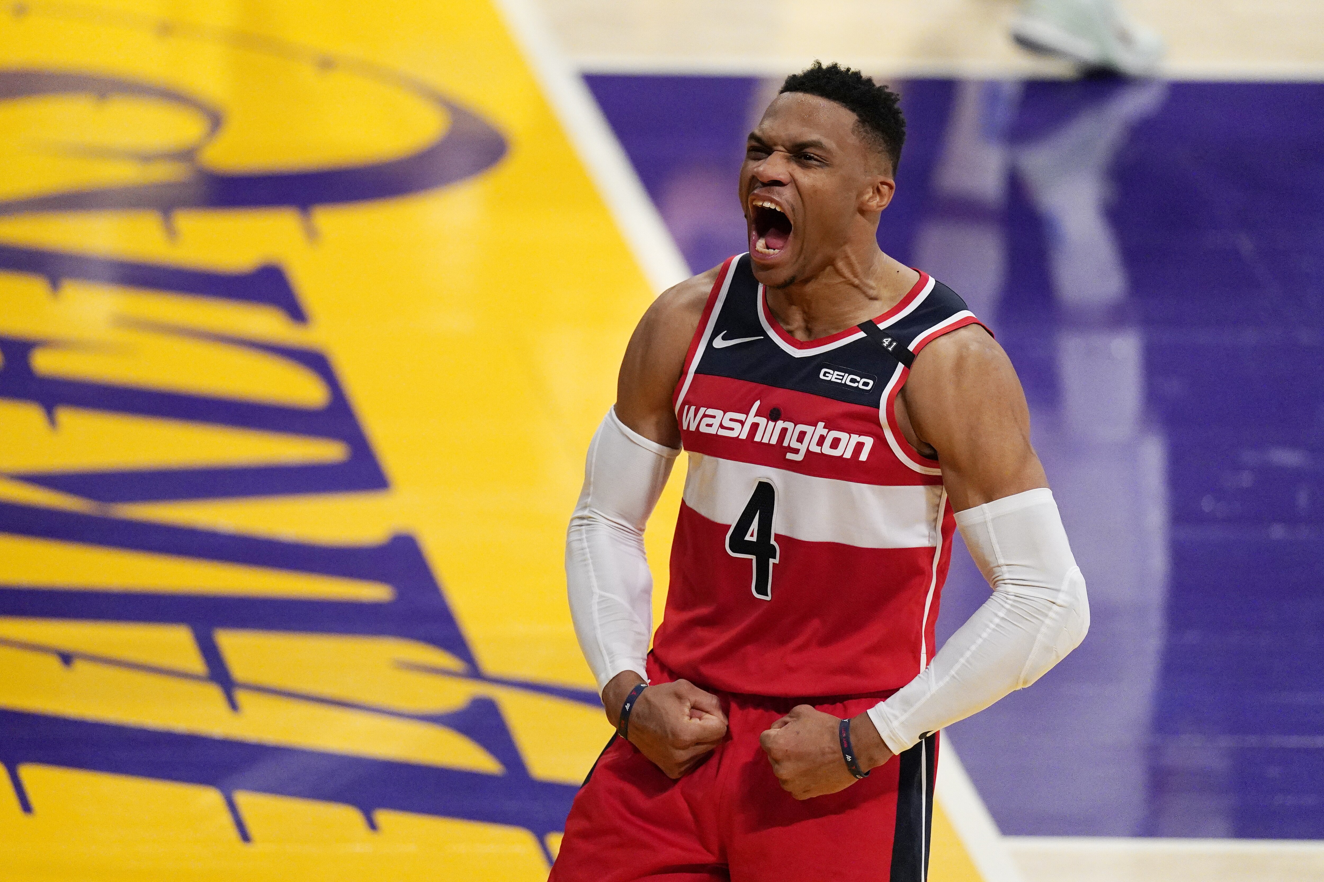 Lebron James Lakers Fall To Russell Westbrook Bradley Beal Wizards In Ot Bleacher Report Latest News Videos And Highlights