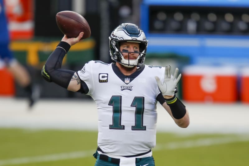 carson wentz jersey number