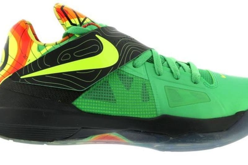 green kevin durant shoes