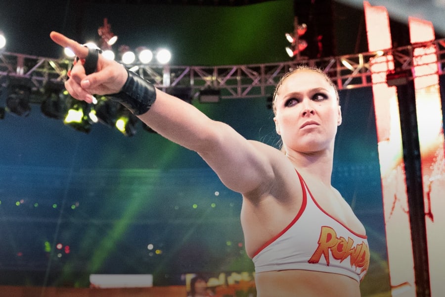 ronda rousey wrestling