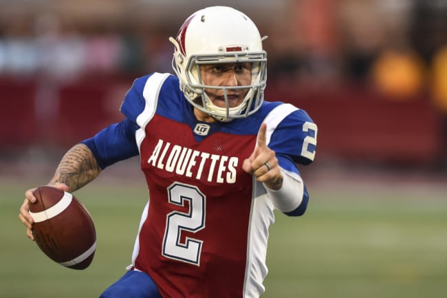 Johnny manziel outlet cfl jersey