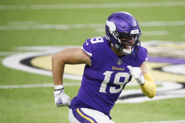 : Adam Thielen Minnesota Vikings #19 Purple Youth Home