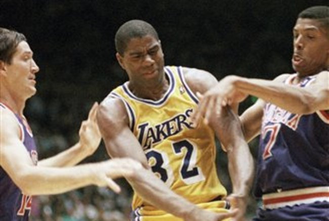 This Day In Lakers History: Magic Johnson Tallies 21 Points And 19 Assists  In Blowout Win Over Suns