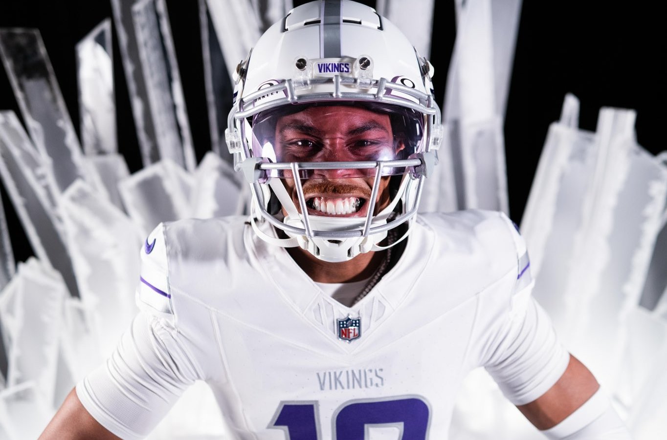 Vikings' 'Winter Warrior' Uniforms Revealed in Epic Justin Jefferson  Photos, Video | News, Scores, Highlights, Stats, and Rumors | Bleacher  Report