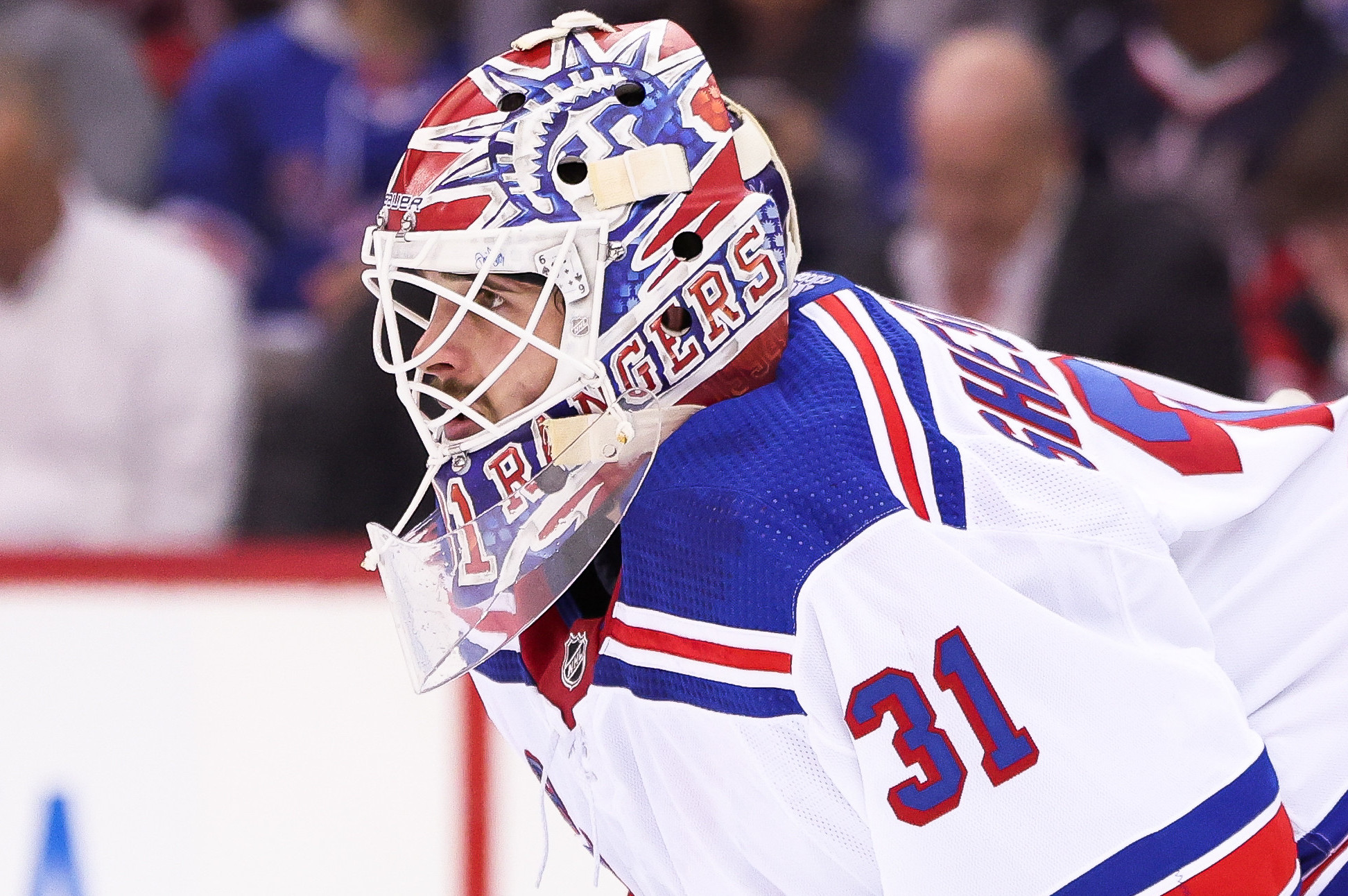 New York Rangers: Igor Shesterkin breaks out the 'Red Machine' mask