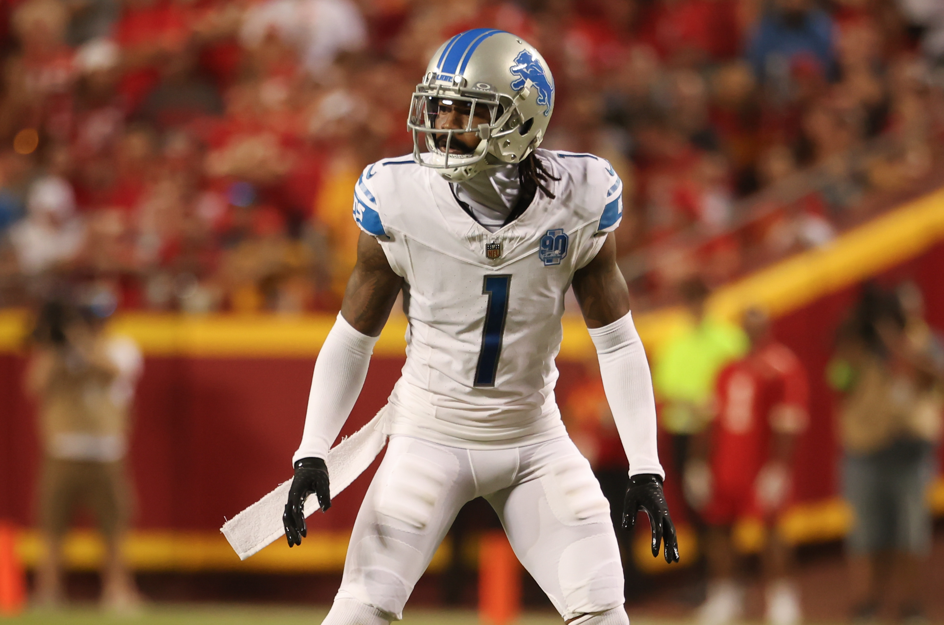 Johnnie Morton of the Detroit Lions moves with the ball during the News  Photo - Getty Images