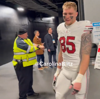 Cardinals' Trey McBride Caught on Hot Mic After Loss to Panthers