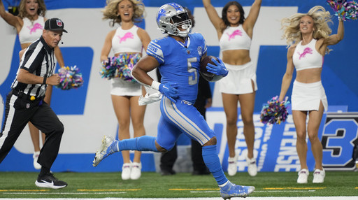 Eric Woodyard on X: #Lions WR Jameson Williams is rocking No. 18