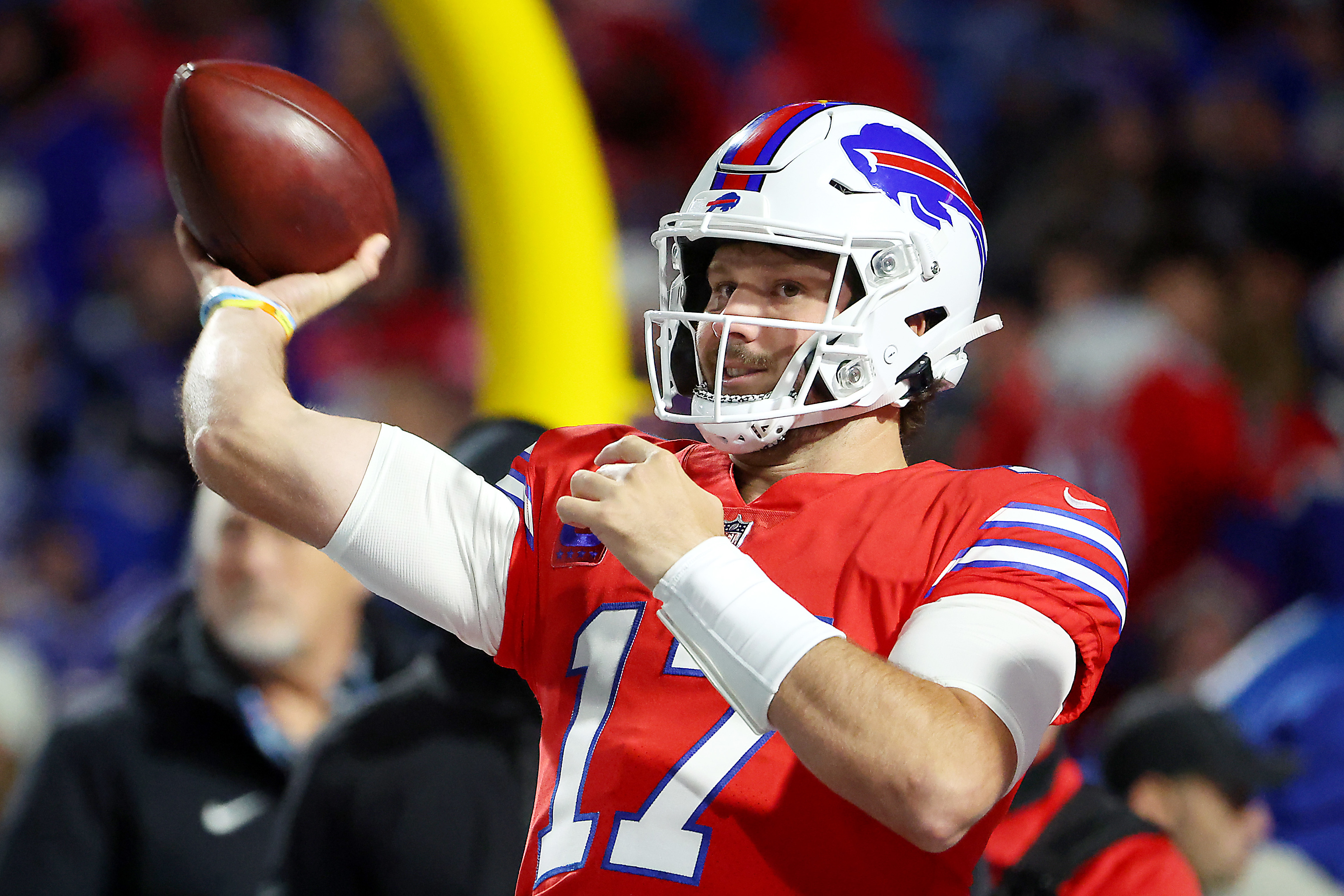 Bills' Josh Allen throws up before NFL gameday as ritual