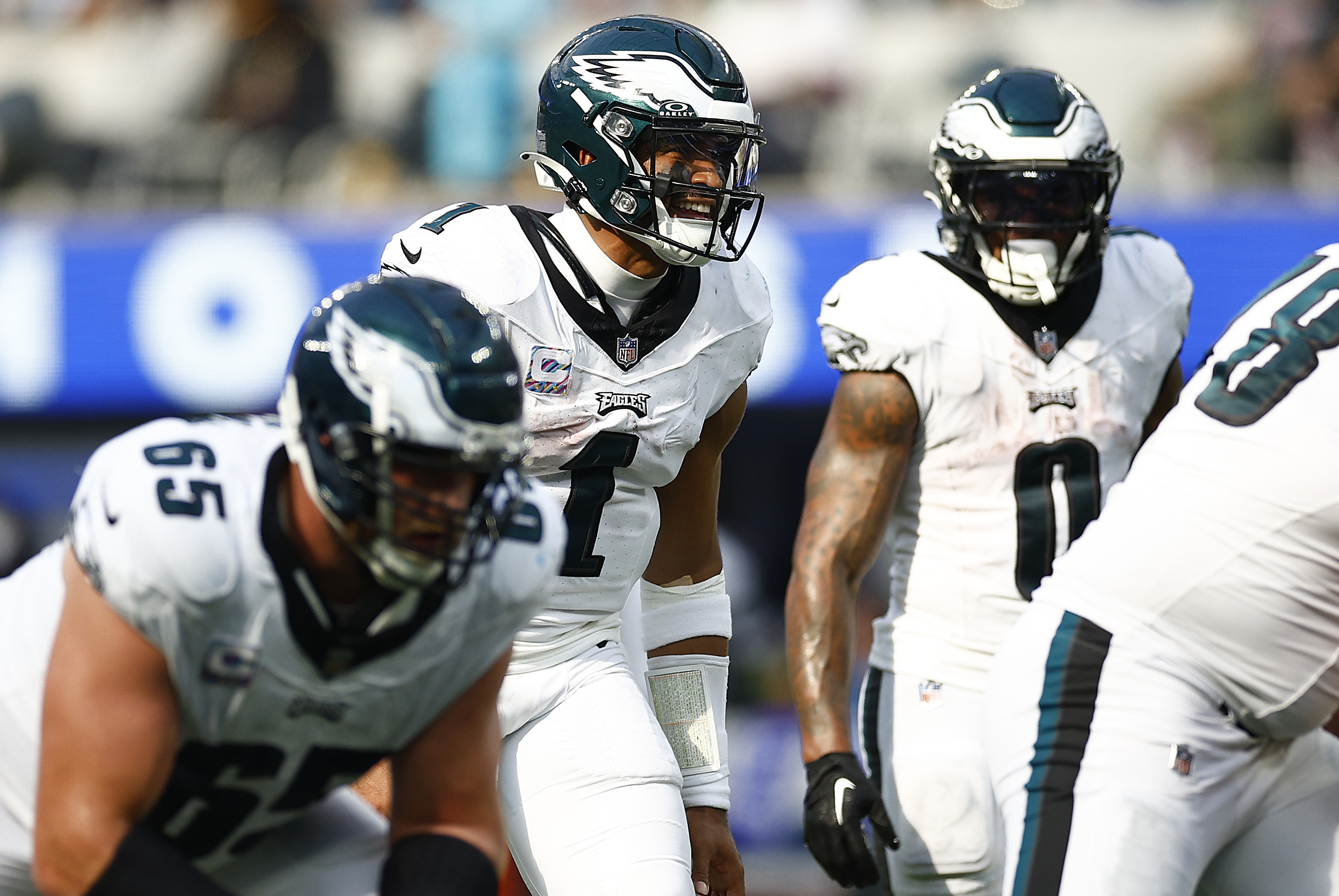 Eagles downplay heated sideline spat between Jalen Hurts, AJ Brown:  'Everybody wants to make plays'