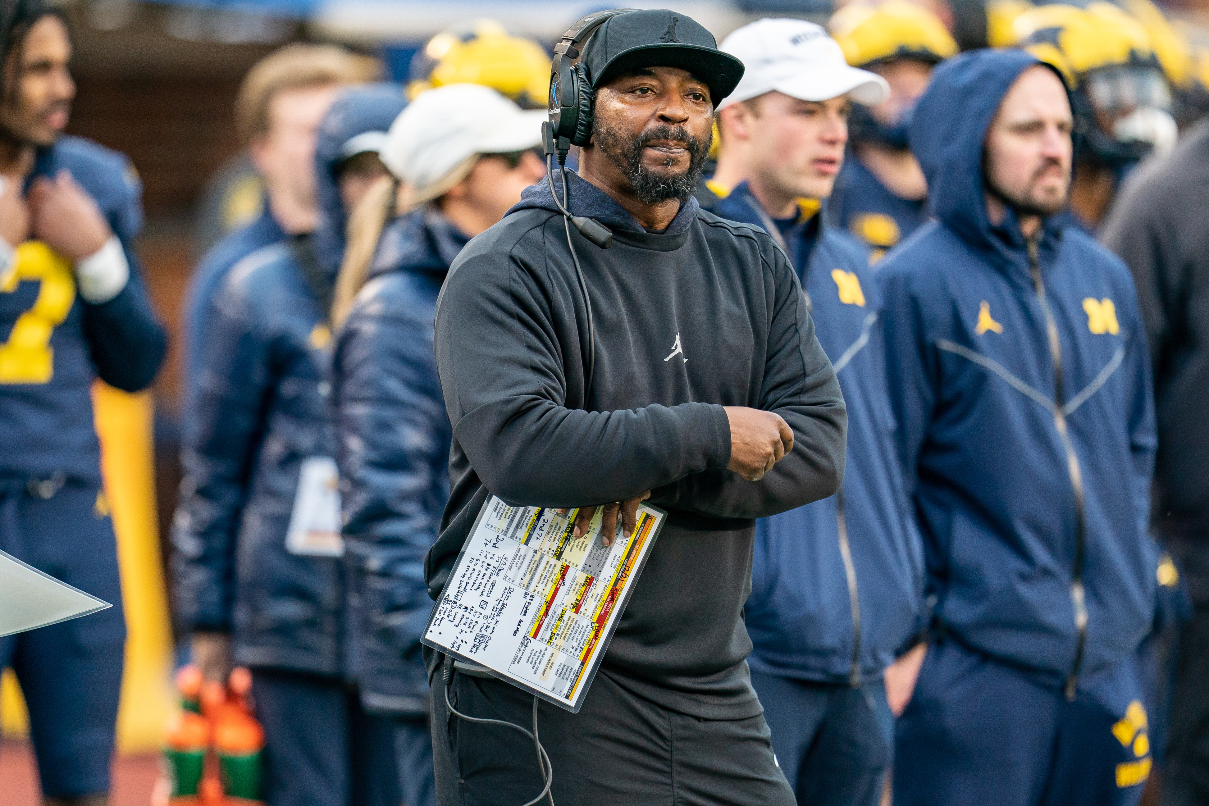 A look at Michigan's all-blue spring game uniform - Maize n Brew