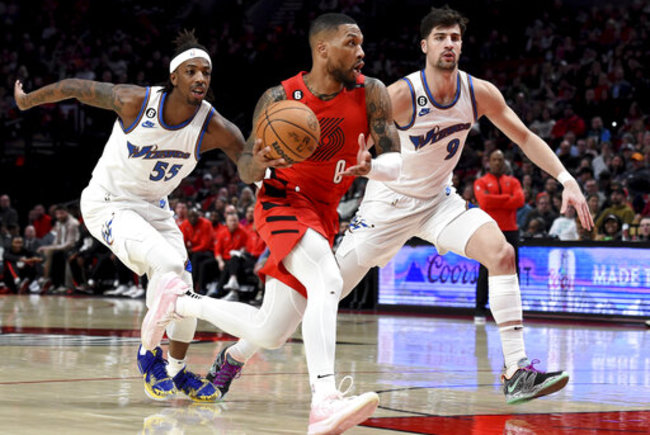 Wizards beat Blazers 126 101