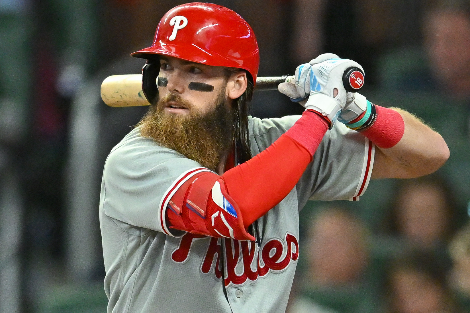 Rhys Hoskins' Bat Spike Ignites Twitter, Bryce Harper Shines as Phillies  Take Game 3, News, Scores, Highlights, Stats, and Rumors