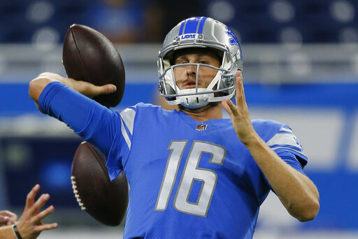 Ford Field is ready for the game tomorrow - New Helmet Uniform Combo : r/ detroitlions