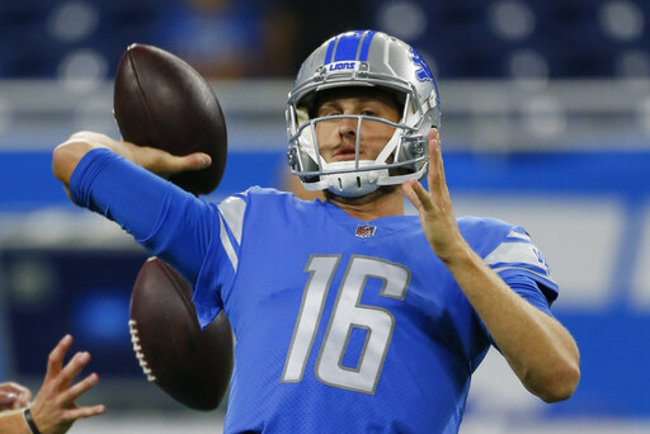 Detroit Lions QB Jared Goff (oblique) returns to practice