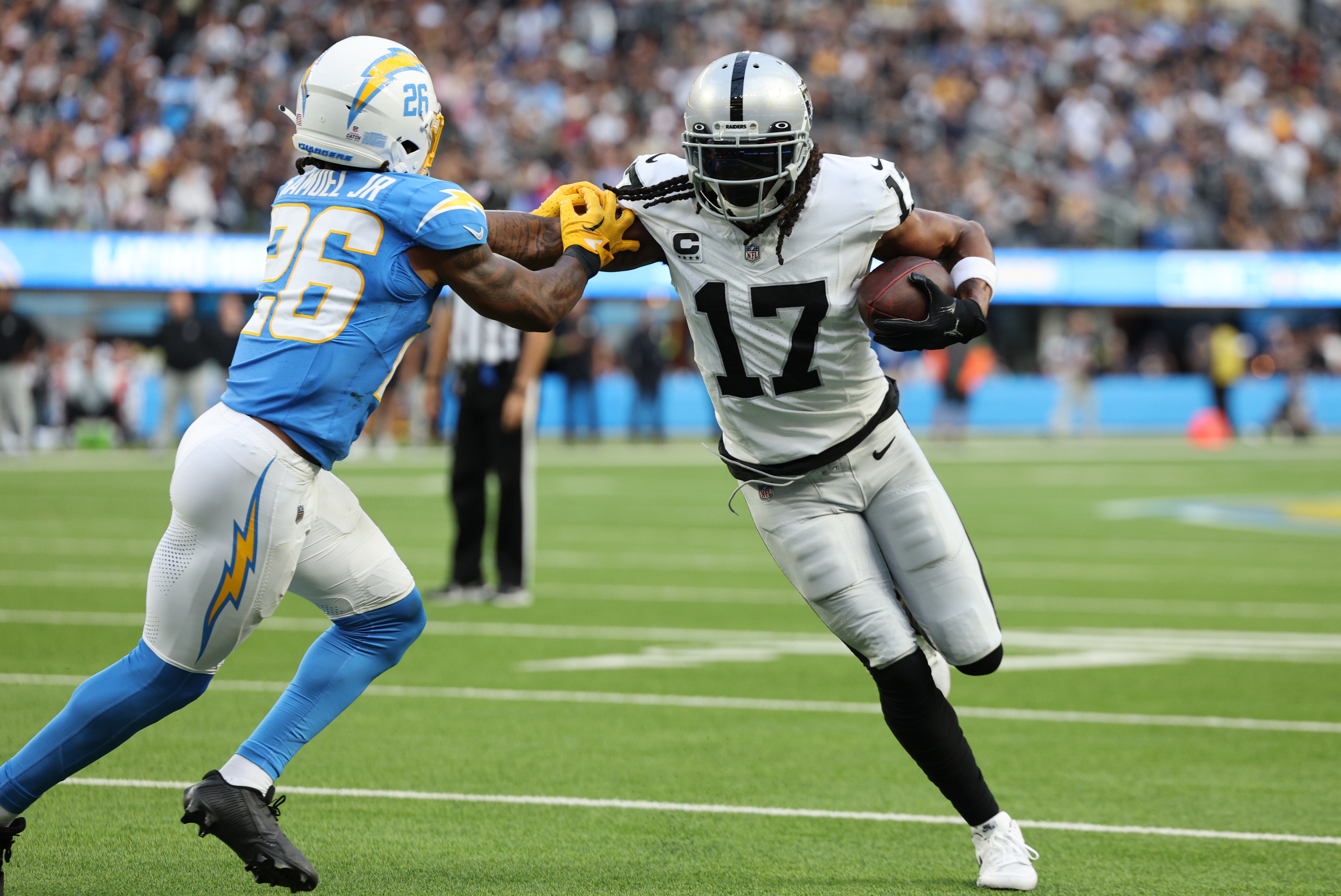 Raiders-Chargers Week 4 preview: Injuries, news, score, odds and more -  Silver And Black Pride