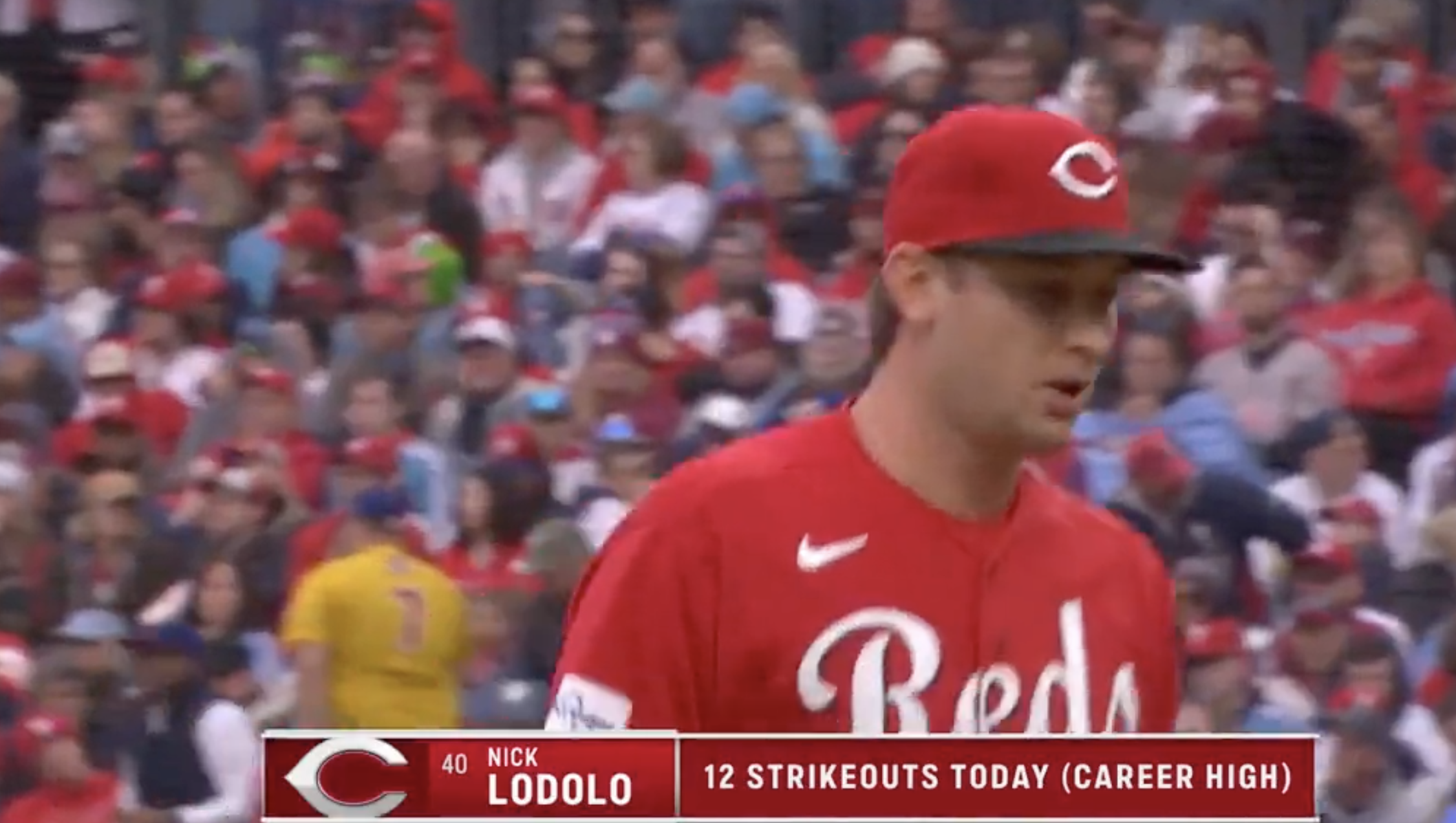 Nick Lodolo strikes out career-high 12 against Phillies 