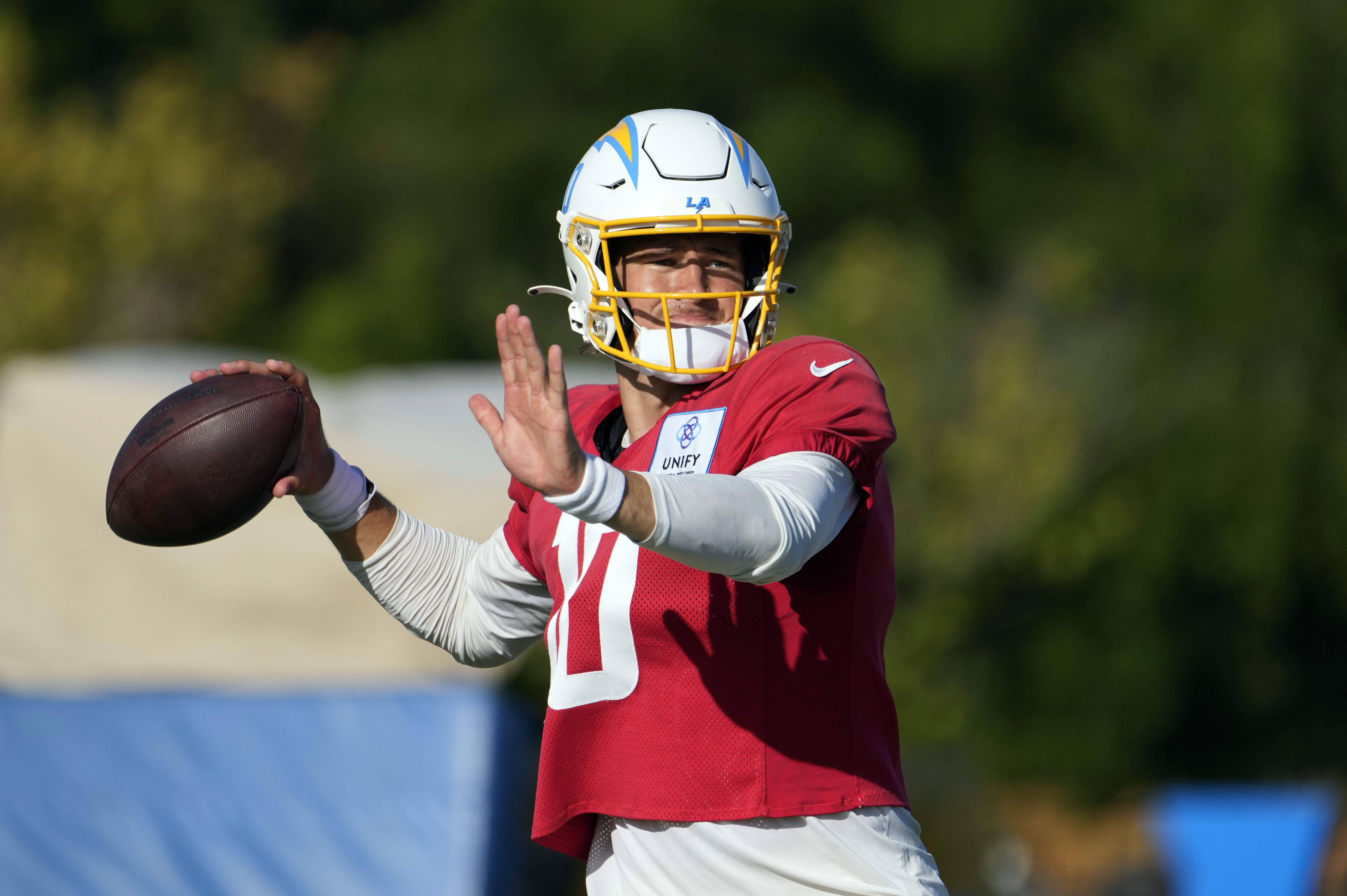 San Diego Chargers QB Billy Volek takes off his helmet as the defense takes  the field against the San Francisco 49ers in the second quarter at  Candlestick Park in San Francisco on