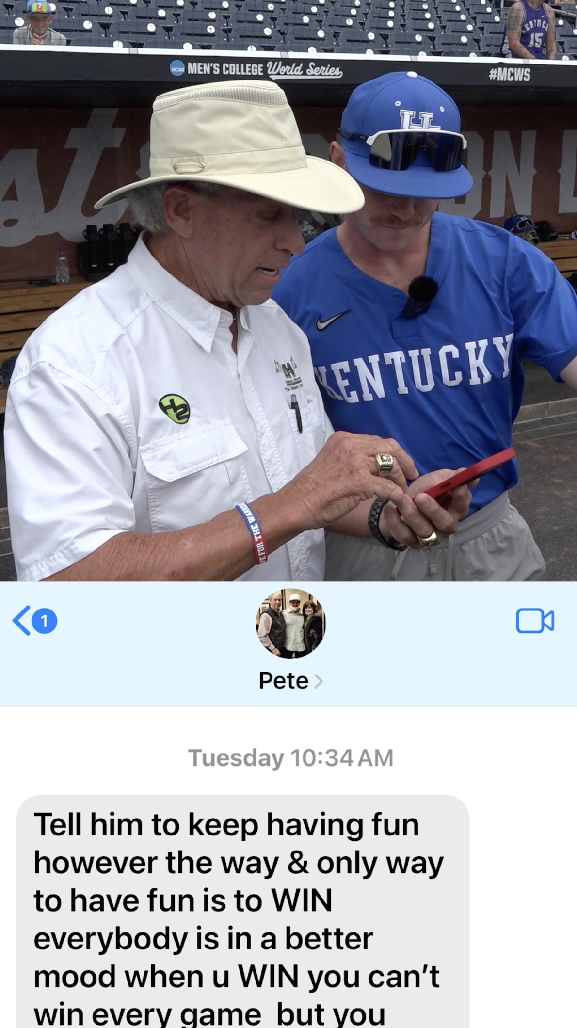 Pete Rose 🤝 CWS Player