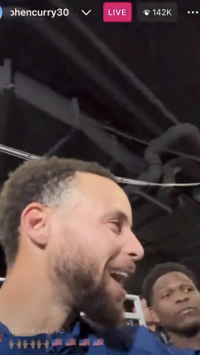 Steph x Ant on IG Live 