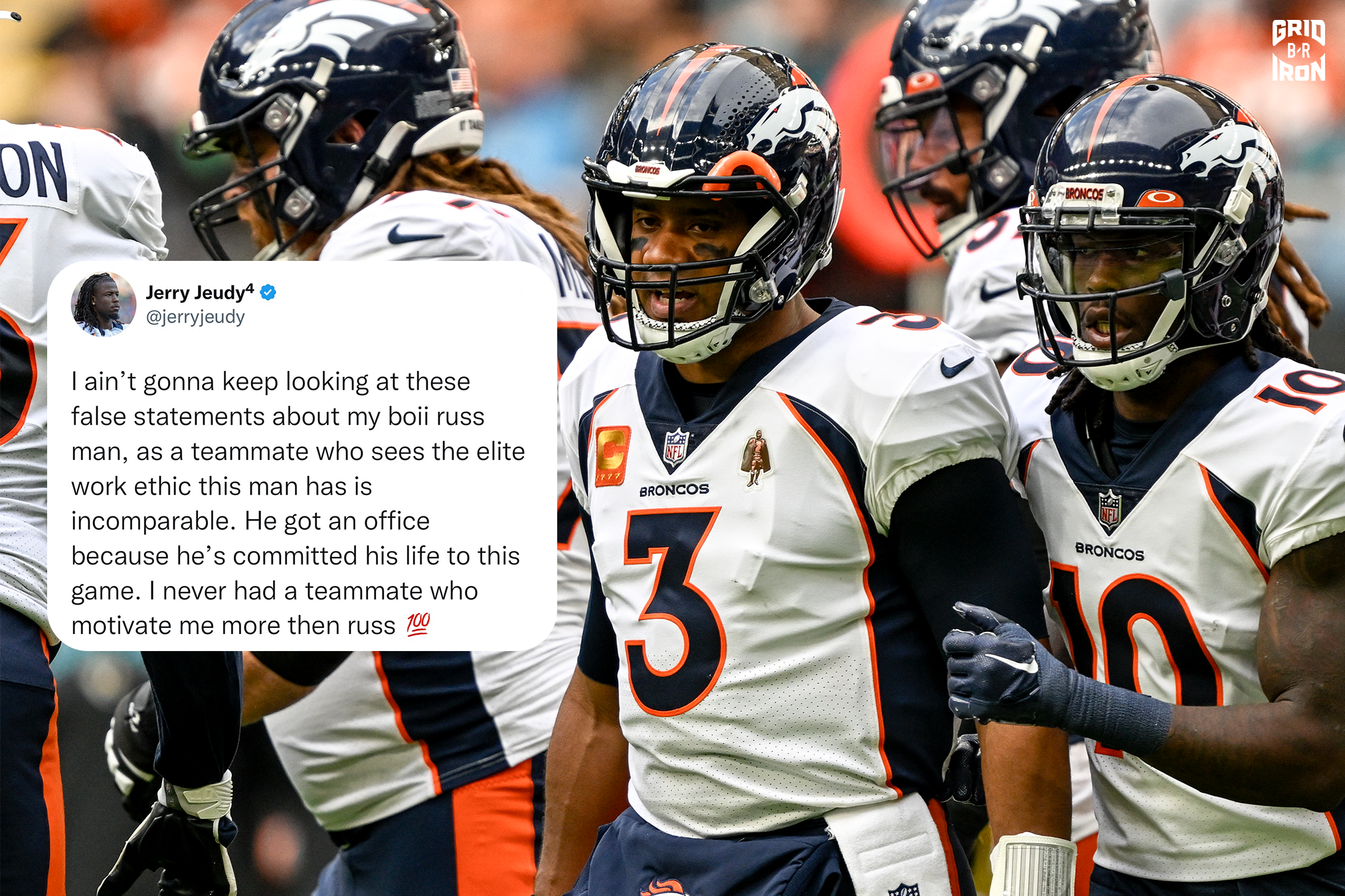 Russell Wilson on X: Let's Ride. @Broncos @jerryjeudy @SuttonCourtland   / X