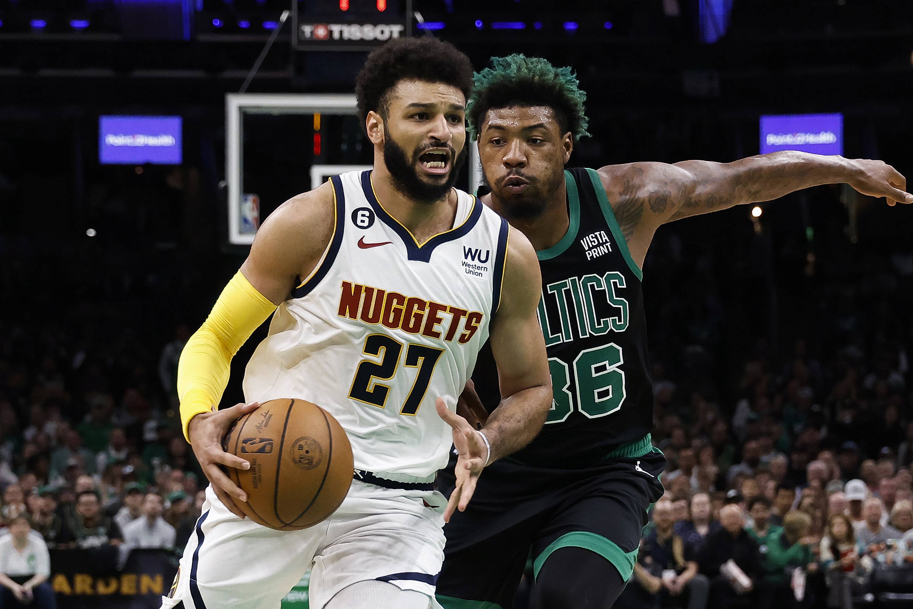 Nikola Jokić, Denver Nuggets defeat Boston Celtics 123-111 on New Year's  Day - Mile High Sports